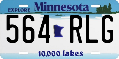 MN license plate 564RLG