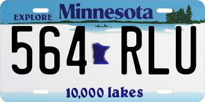 MN license plate 564RLU