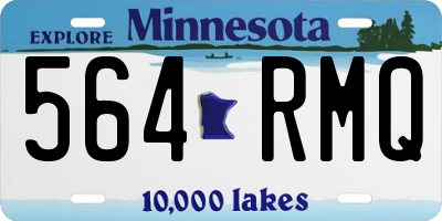 MN license plate 564RMQ