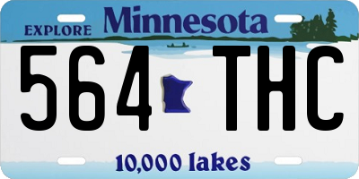 MN license plate 564THC