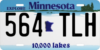 MN license plate 564TLH