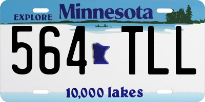 MN license plate 564TLL