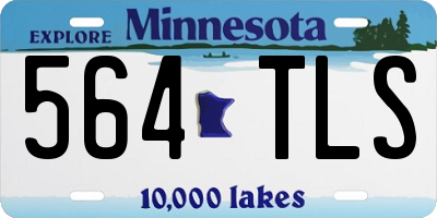 MN license plate 564TLS