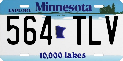 MN license plate 564TLV