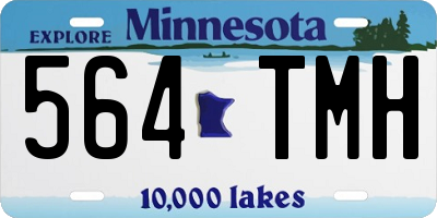 MN license plate 564TMH