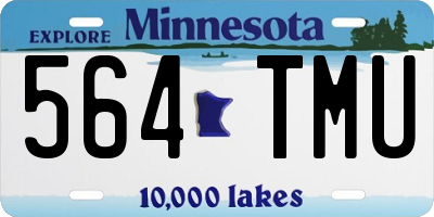 MN license plate 564TMU