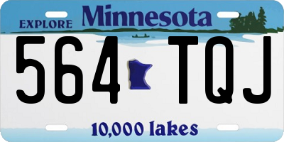 MN license plate 564TQJ