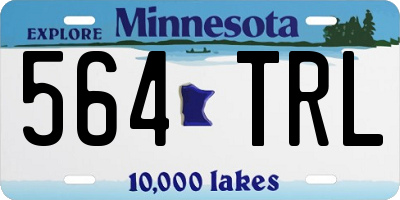 MN license plate 564TRL