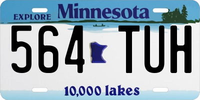 MN license plate 564TUH