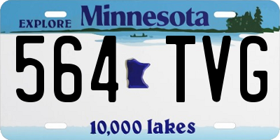 MN license plate 564TVG