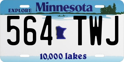 MN license plate 564TWJ