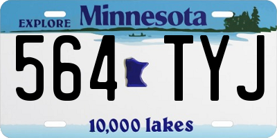 MN license plate 564TYJ