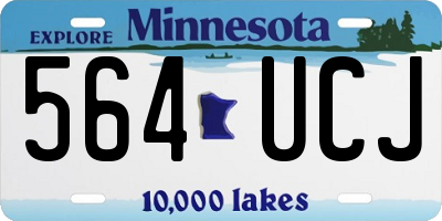 MN license plate 564UCJ