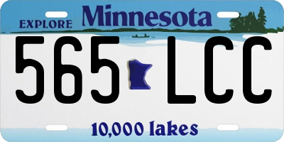 MN license plate 565LCC