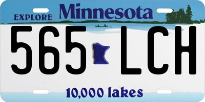 MN license plate 565LCH