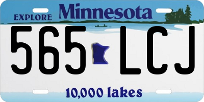 MN license plate 565LCJ