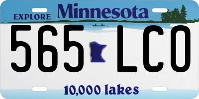 MN license plate 565LCO