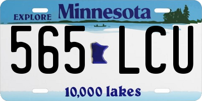 MN license plate 565LCU