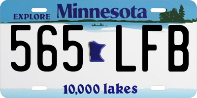 MN license plate 565LFB