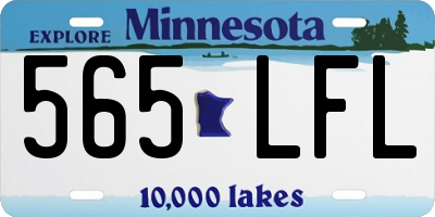 MN license plate 565LFL