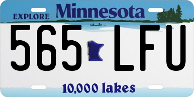 MN license plate 565LFU