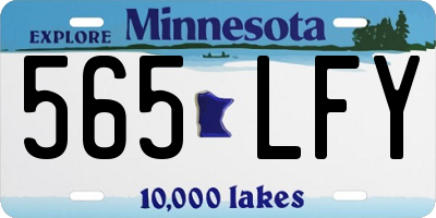 MN license plate 565LFY