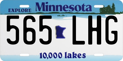 MN license plate 565LHG