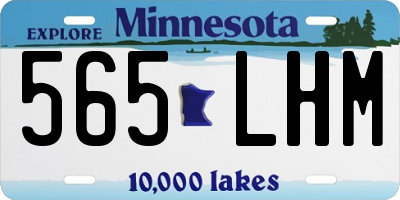MN license plate 565LHM