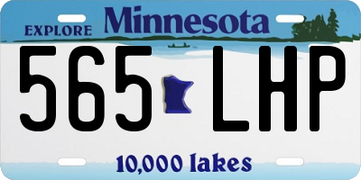 MN license plate 565LHP