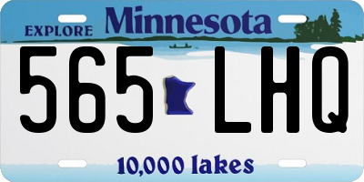 MN license plate 565LHQ