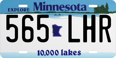 MN license plate 565LHR