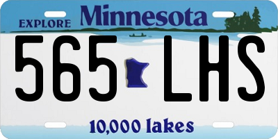 MN license plate 565LHS