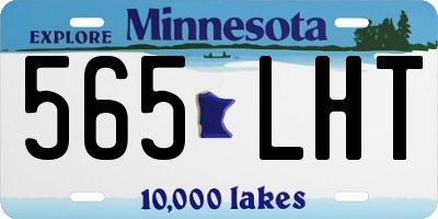 MN license plate 565LHT