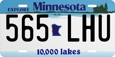 MN license plate 565LHU
