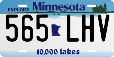 MN license plate 565LHV