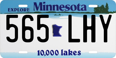 MN license plate 565LHY