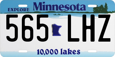 MN license plate 565LHZ