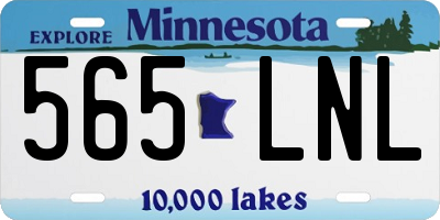 MN license plate 565LNL
