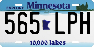 MN license plate 565LPH