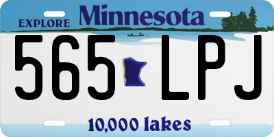 MN license plate 565LPJ