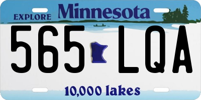 MN license plate 565LQA