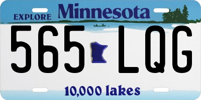 MN license plate 565LQG