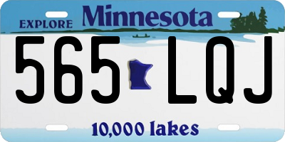 MN license plate 565LQJ