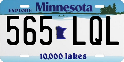 MN license plate 565LQL