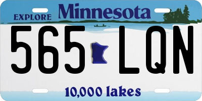 MN license plate 565LQN