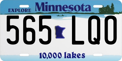 MN license plate 565LQO