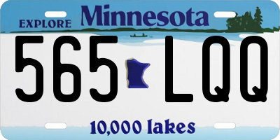 MN license plate 565LQQ