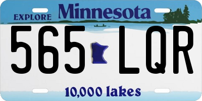 MN license plate 565LQR