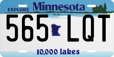 MN license plate 565LQT