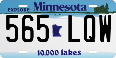 MN license plate 565LQW